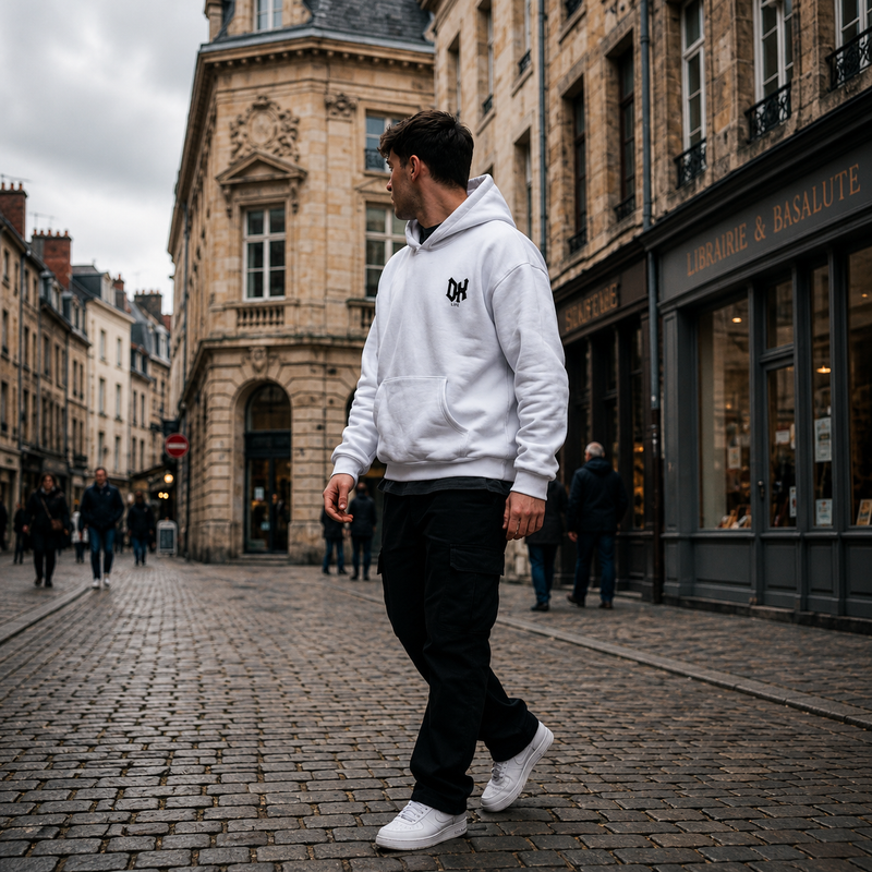 White — Side View