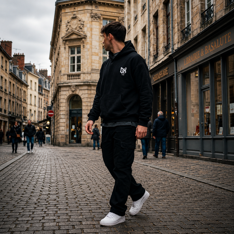 Black — Side View